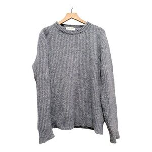 Officine Générale Italian Alpaca Wool Blend Sweater Men’s L Blue Made in Italy